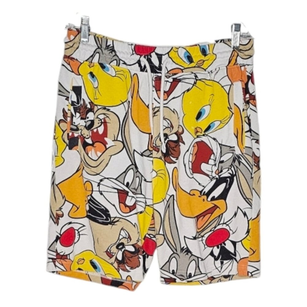SUMMER SALE Looney Tunes Characters Shorts Drawstring Waist 3 Pockets men's med